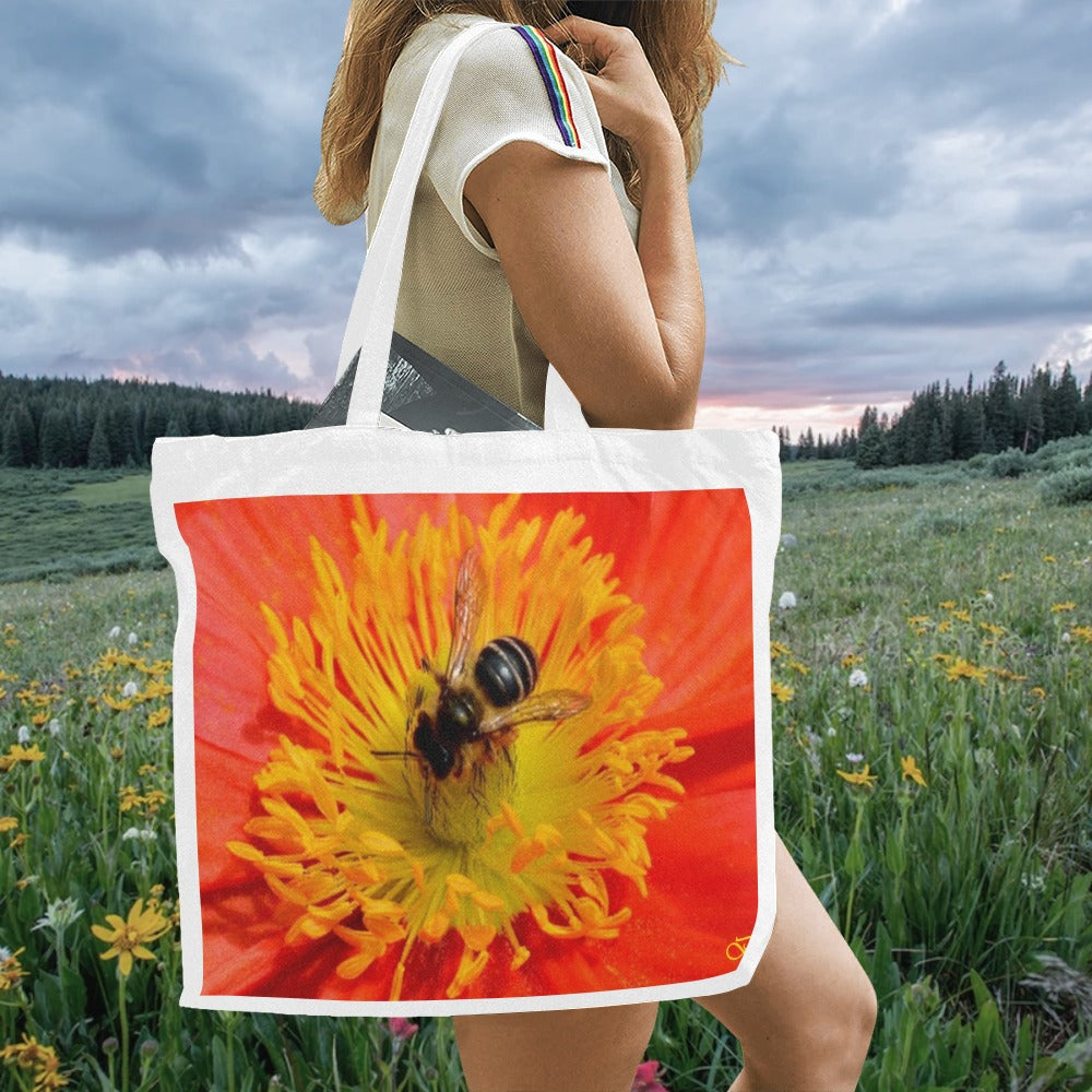 Large Sac Fourre-Tout En Toile - Abeille
