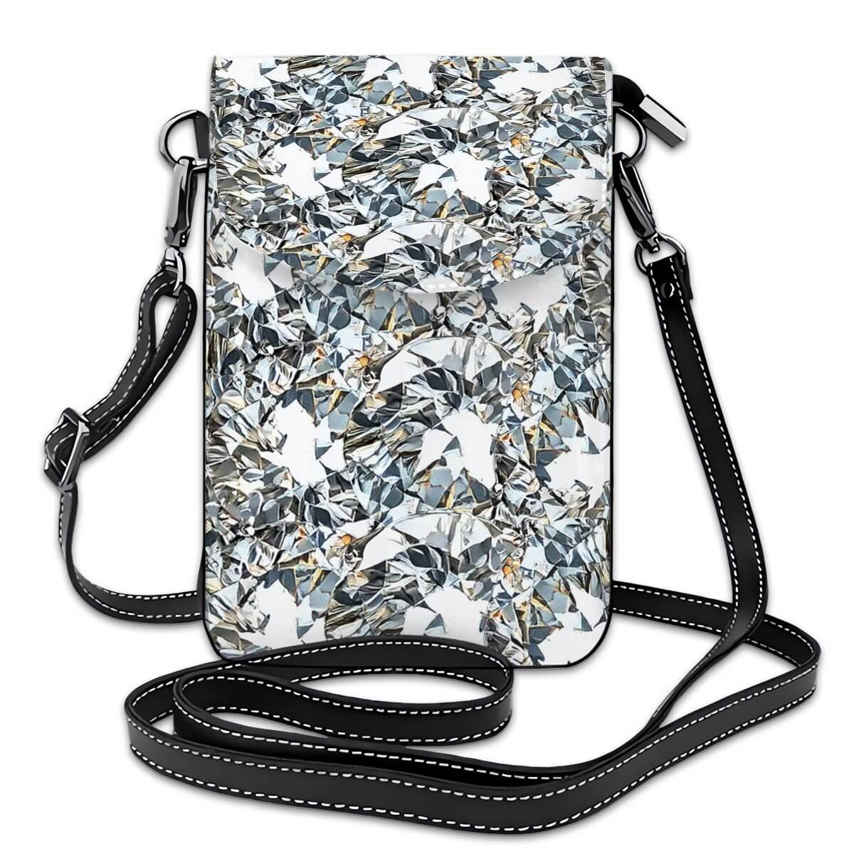Cell Phone Crossbody Bag with Patterns