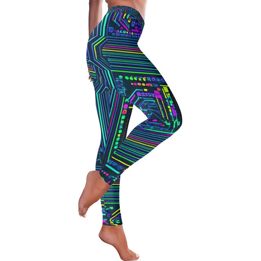 Low-rise Electro Leggings
