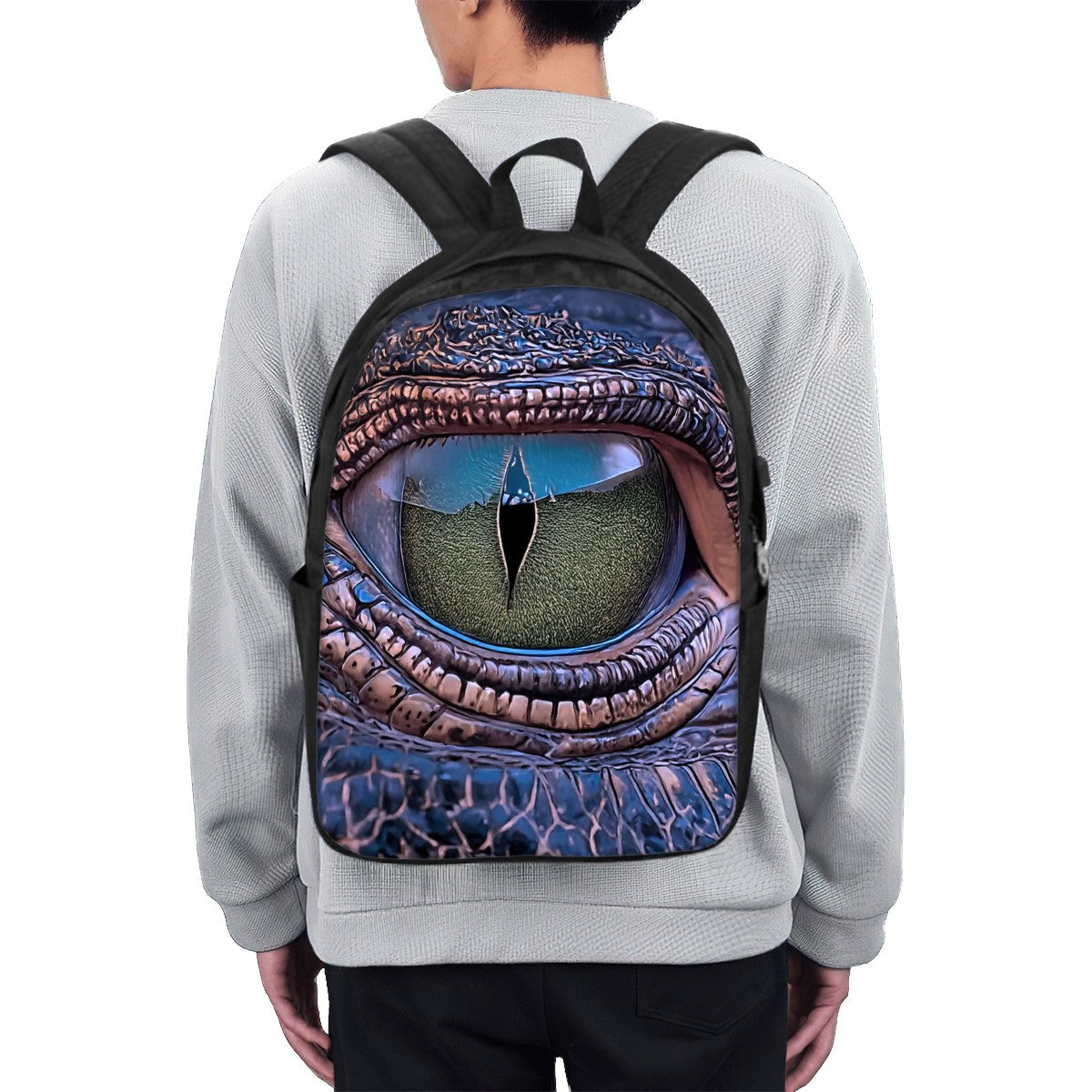 Croco Eye Oxford Laptop Backpack