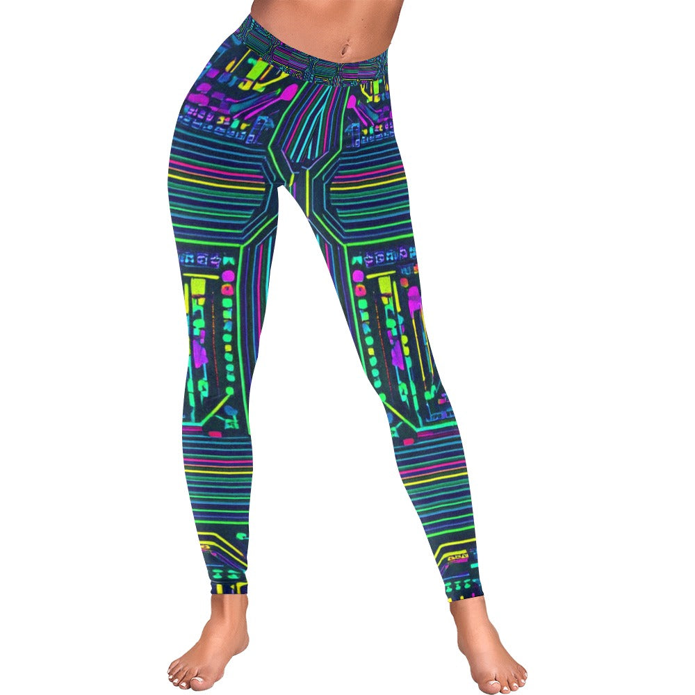 Low-rise Electro Leggings