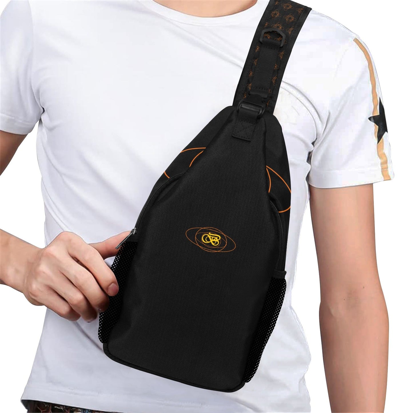 Men's Casual Chest Bag Black
