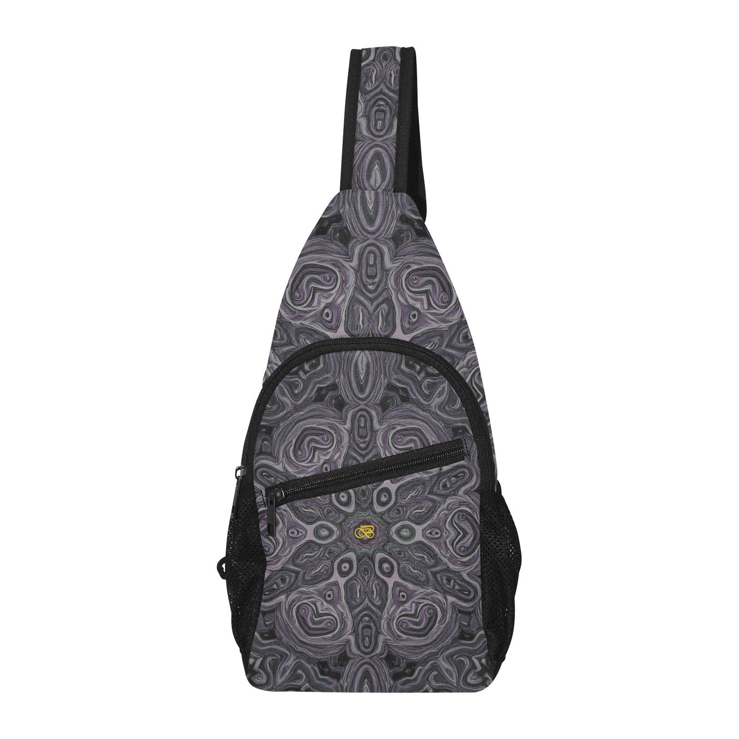 Sac De Poitrine Gris Motifs Bagaléa 