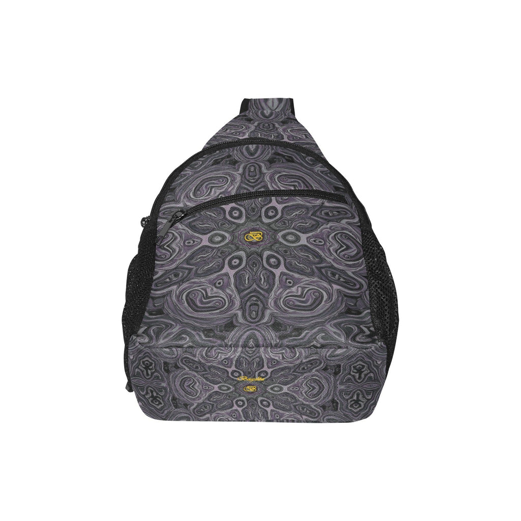 Sac De Poitrine Gris Motifs Bagaléa 