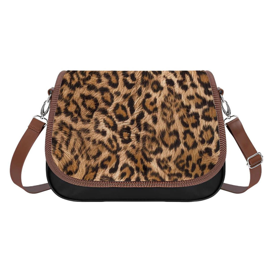 Sac En Cuir Motif Imprimé Léopard - #SacÀBandoulière #CuirPU #Mode2025 #AccessoiresDeMode #StyleÉlégant #SacTendance #FashionAddict #LookChic #SacLéo - Bagaléa