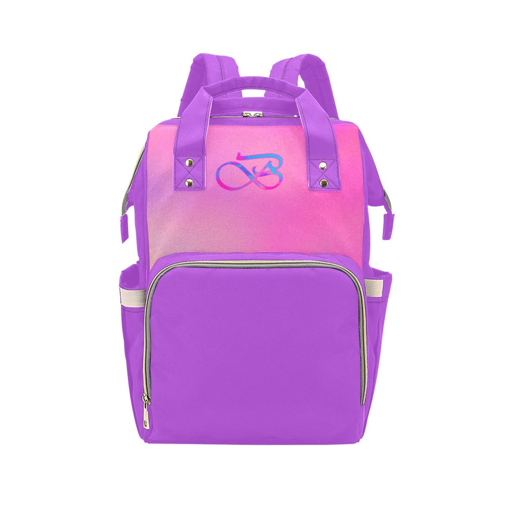 Sac À Dos Multiusage Orchidée Motif B Couleur Rose Dégradé Bagaléa