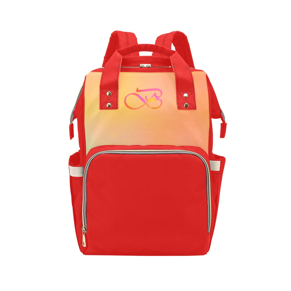 Sac À Dos Multiusage Rouge Motif B Couleur Ensoleillé Bagaléa
