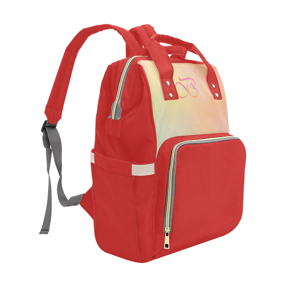Sac à dos multiusage motif clair pastels Bagaléa avec rangement