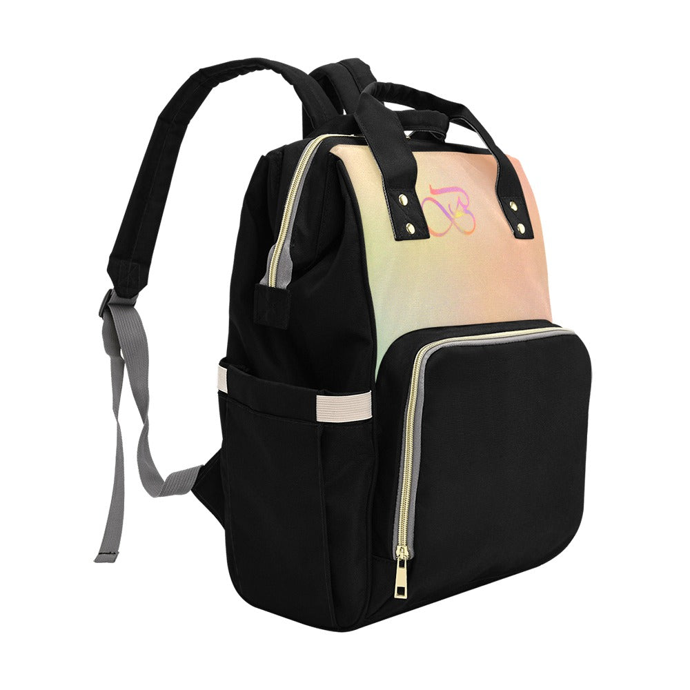 Sac à dos multiusage motif clair pastels Bagaléa pour le travail