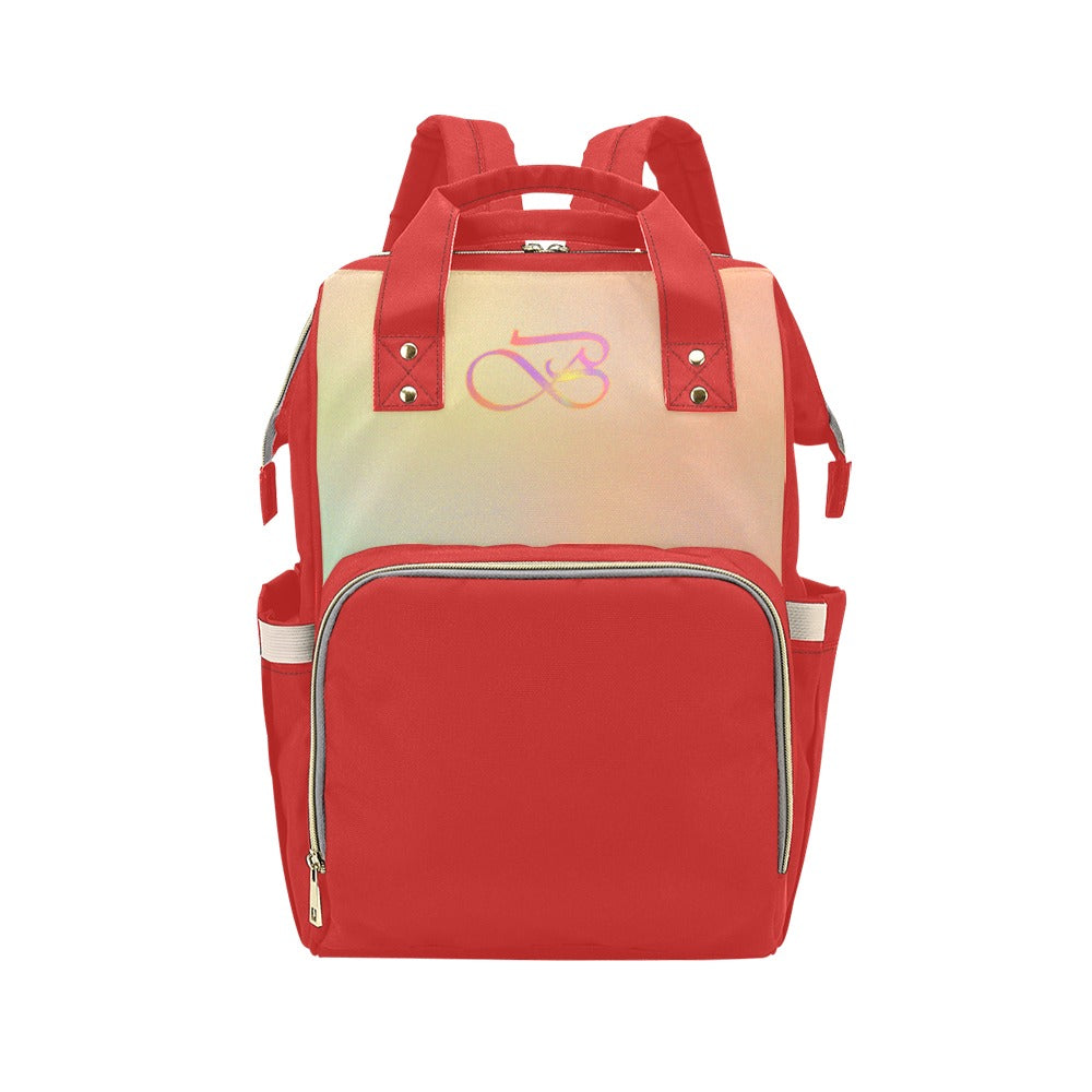 Sac à dos multiusage motif clair pastels Bagaléa sac nomade