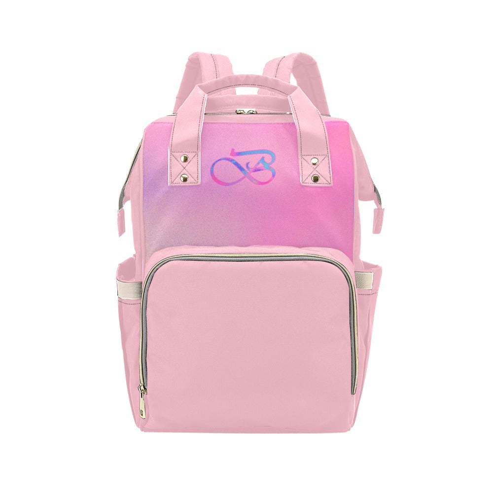 Sac à dos multiusage motif rose Bagaléa