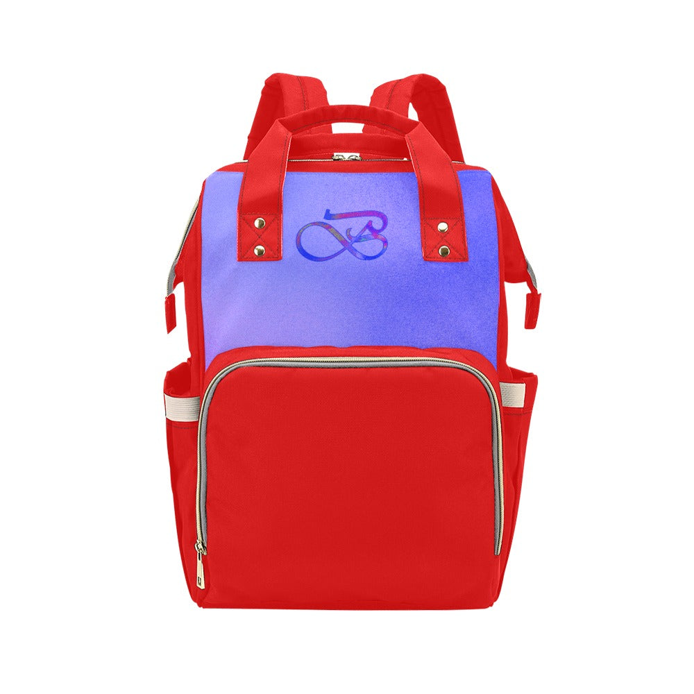 Sac À Dos Multiusage Rouge Motif B Couleur Bleu Pourpré Spectral Bagaléa