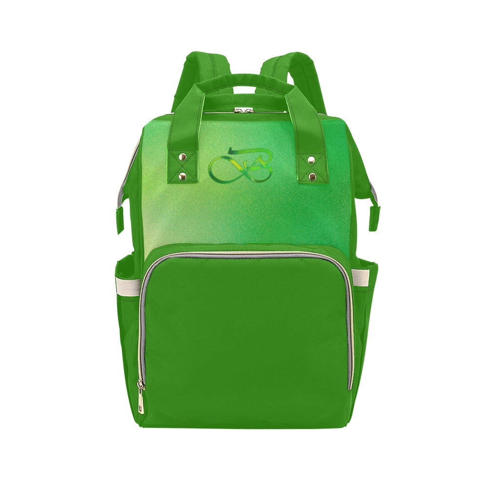 Sac à dos multiusage vert motif vert Bagaléa