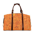 Sac motifs orange marron Bagaléa
