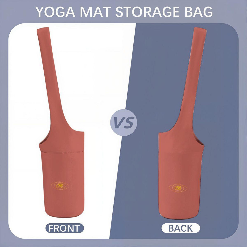 Sac tapis de yoga Sienne Brûlée – toile durable, idéal pour le transport de tapis | Bagaléa