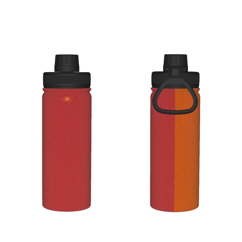 18oz Fire & Ember Stainless Steel Sport Water Bottle – Bagaléa | Leak-Proof Lid