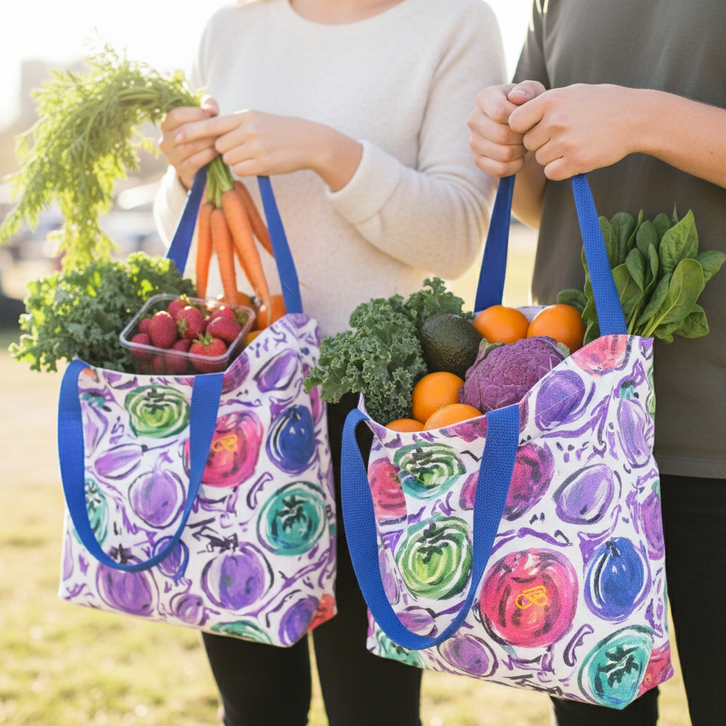 Carrousel close-up fruits