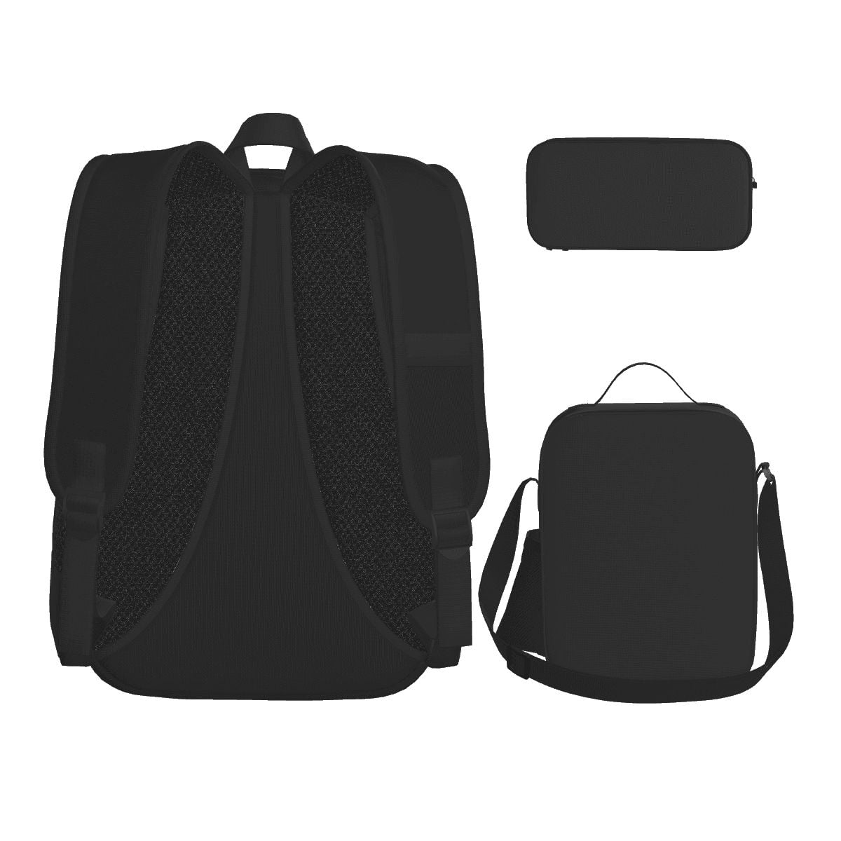 Terra Aqua 3 Bag Set - Oxford Backpack, Insulated Lunch Bag & Pencil Case