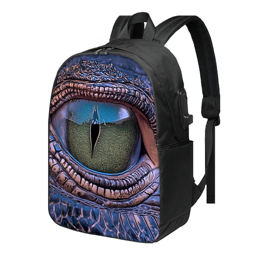 Croco Eye Oxford Laptop Backpack