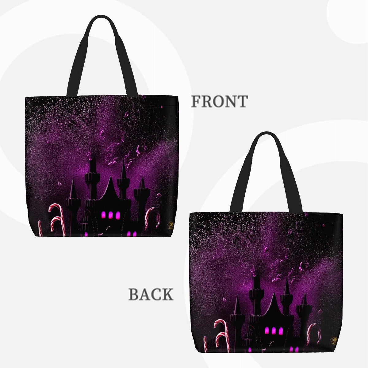 Halloween Zippered Tote Bag