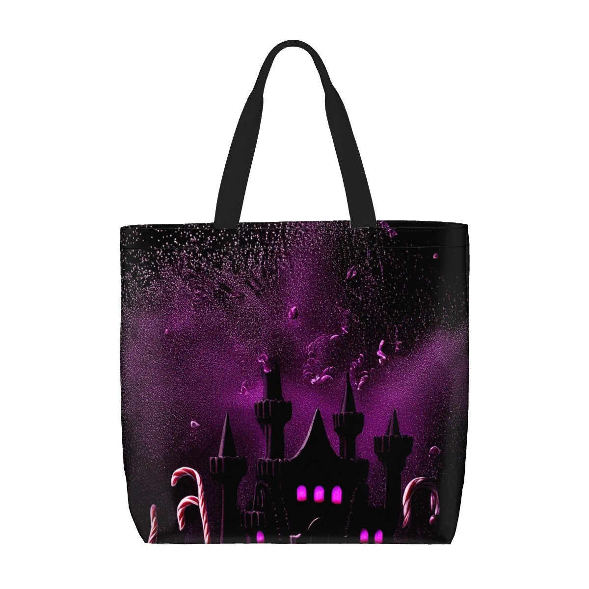 Halloween Zippered Tote Bag