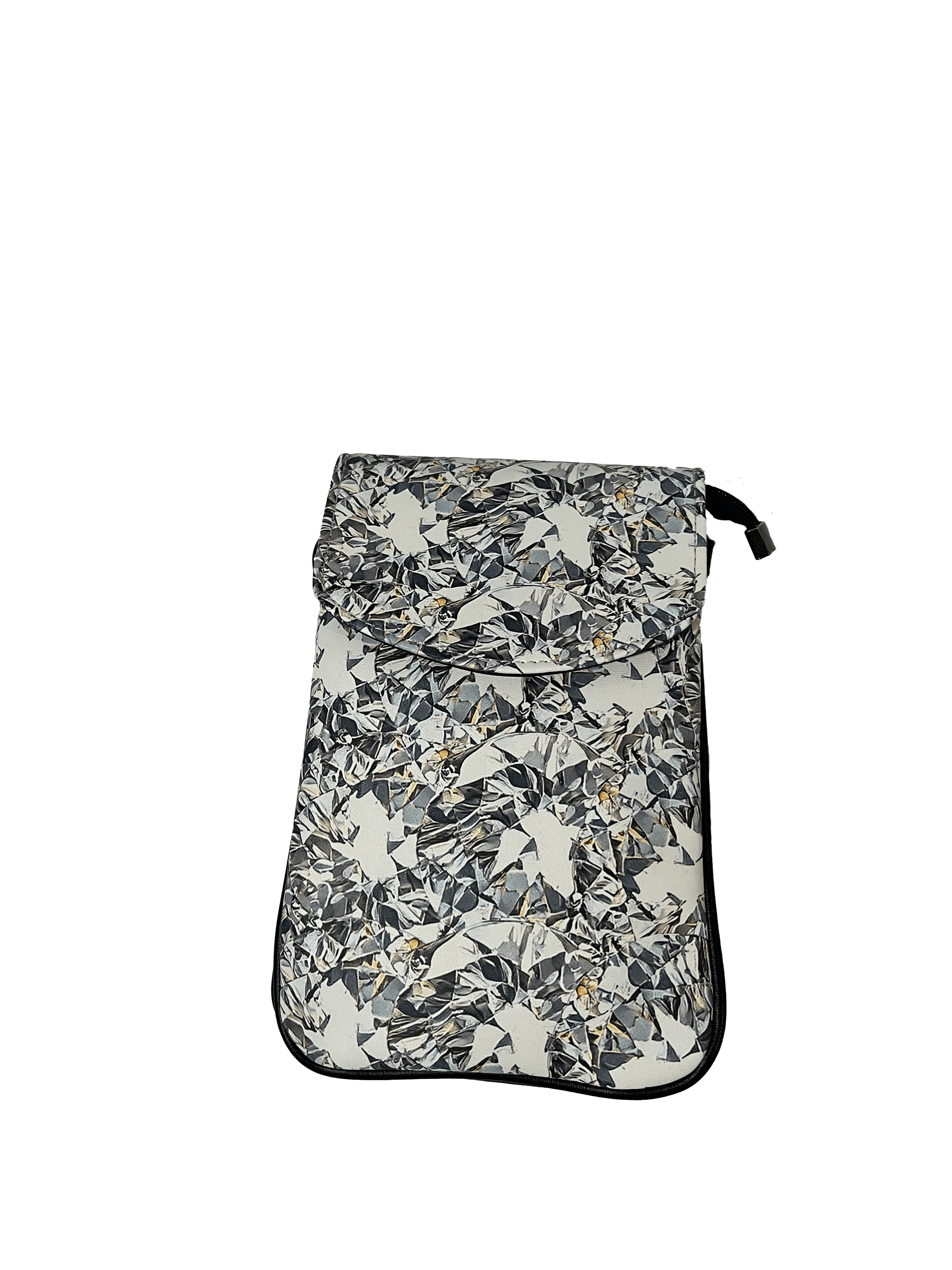 Women's Patterned Shoulder Bag – PU Microfiber Leather Phone Bag
