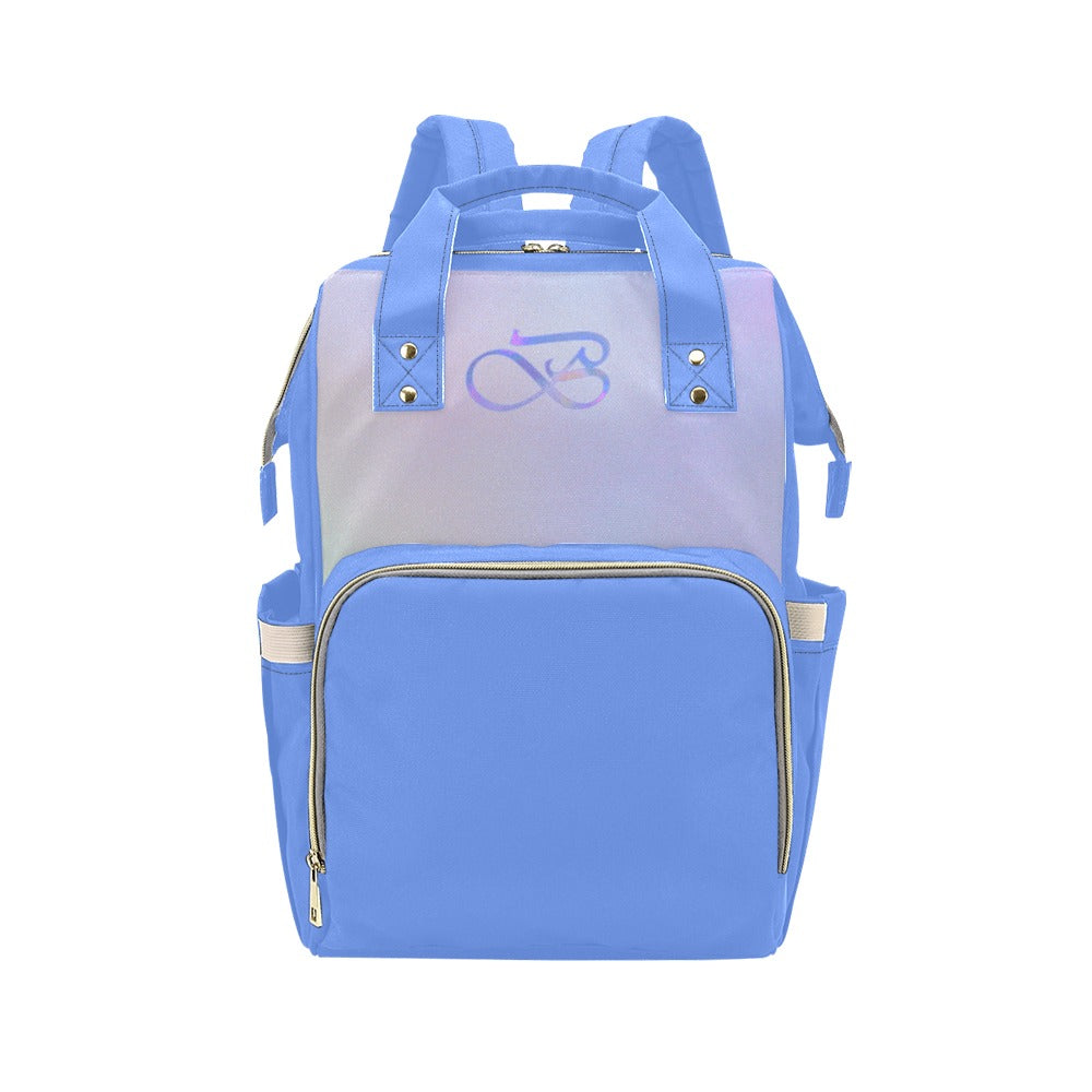 Sac À Dos Bleu Multiusage Motif B Couleur Céleste Bagaléa