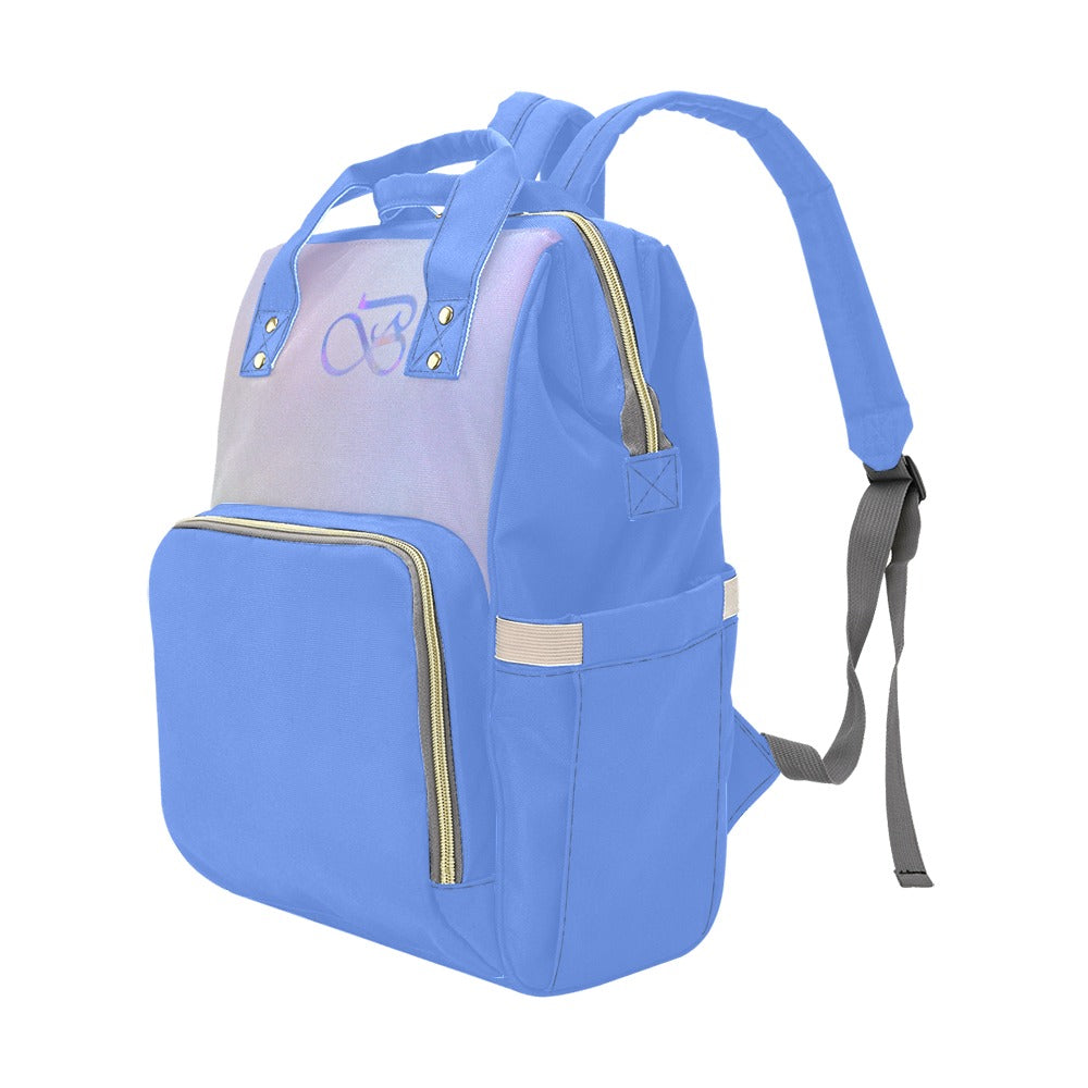 Sac À Dos Bleu Multiusage Motif B Couleur Céleste Bagaléa