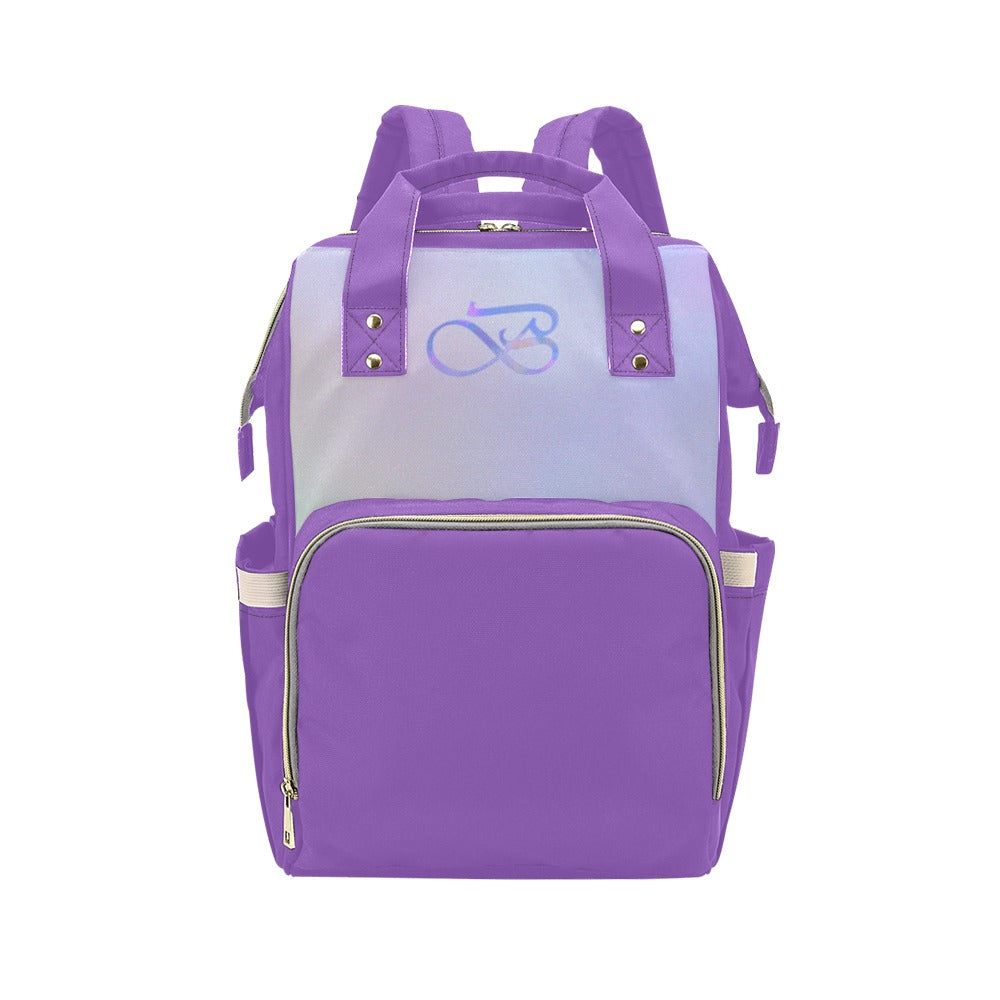 Sac À Dos Violet Multiusage Motif B Couleur Céleste Bagaléa