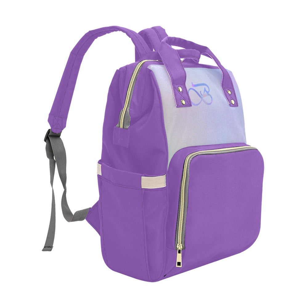 Sac À Dos Violet Multiusage Motif B Couleur Céleste Bagaléa