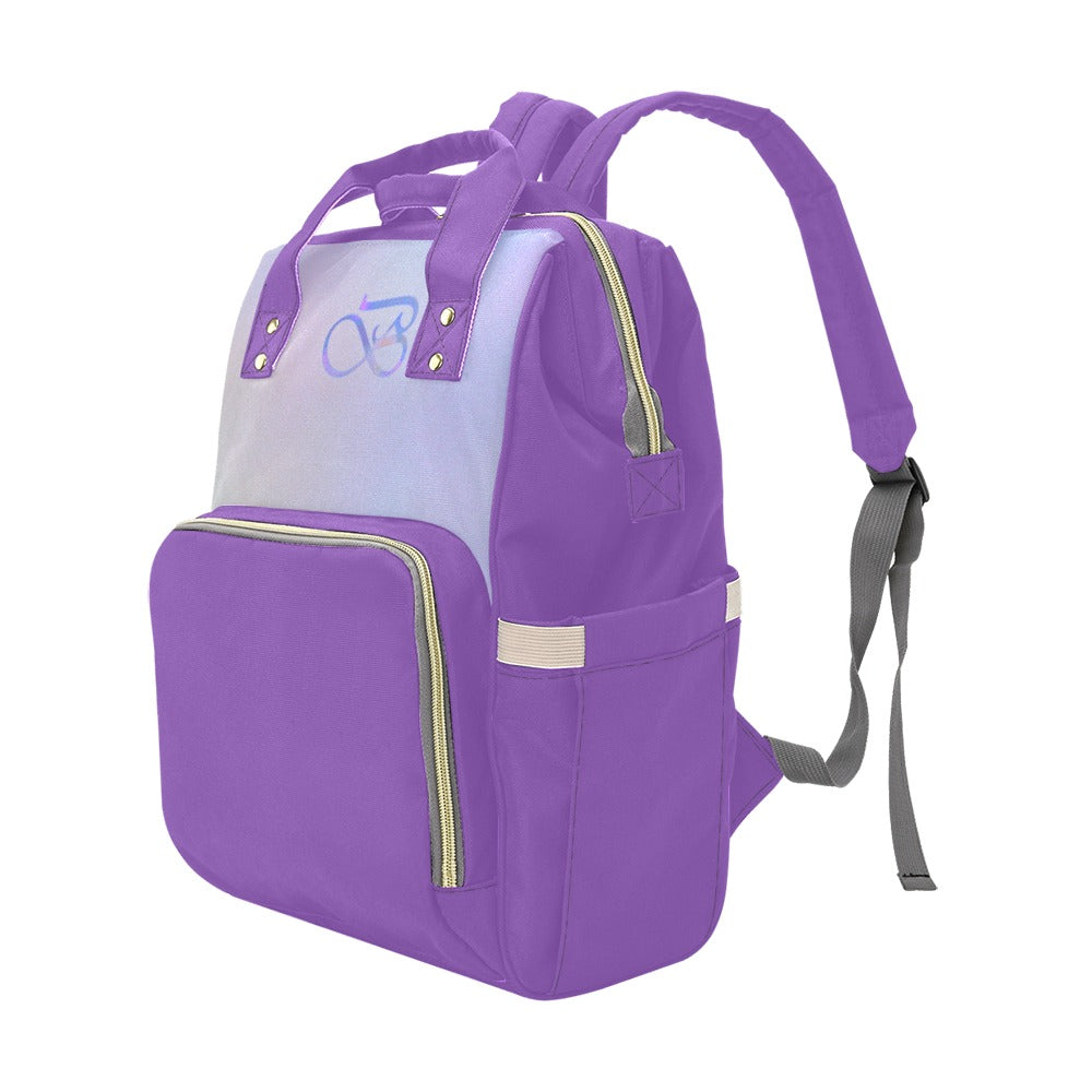 Sac À Dos Violet Multiusage Motif B Couleur Céleste Bagaléa