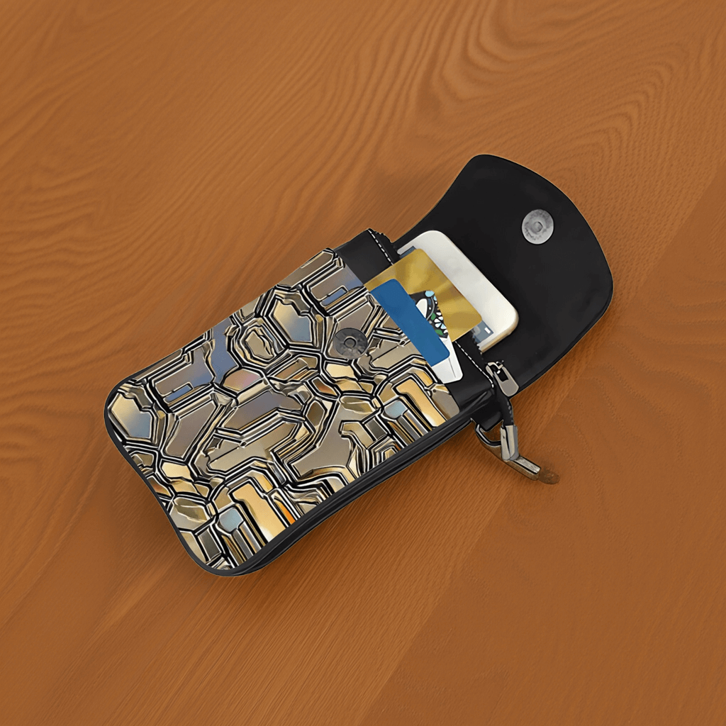Sac bandoulière téléphone femme – Petit sac à main pratique avec compartiments – Idéal smartphone, cartes, clés