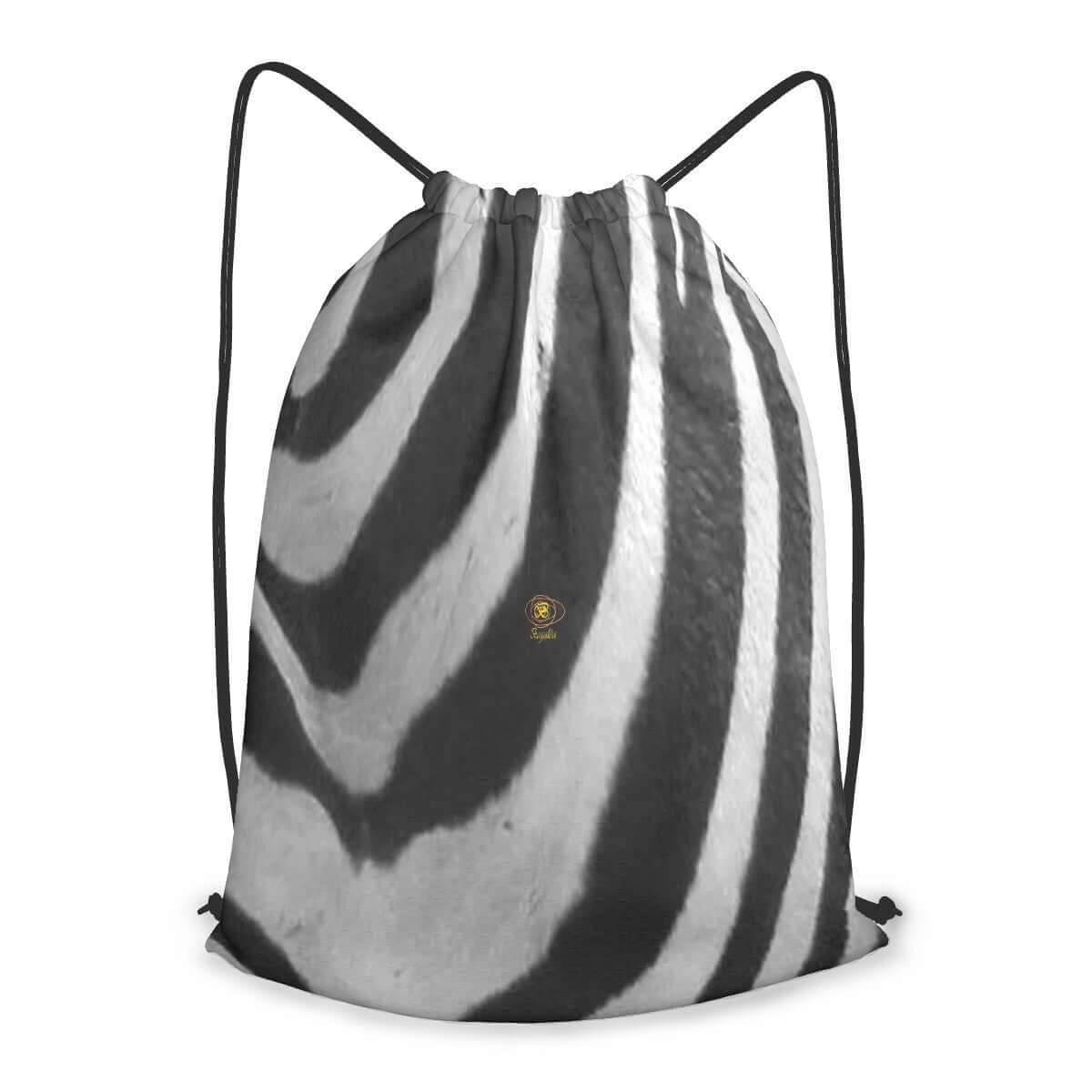 Un sac à cordon stylé avec un imprimé zèbre audacieux, parfait pour ajouter une touche de caractère et de modernité à votre look