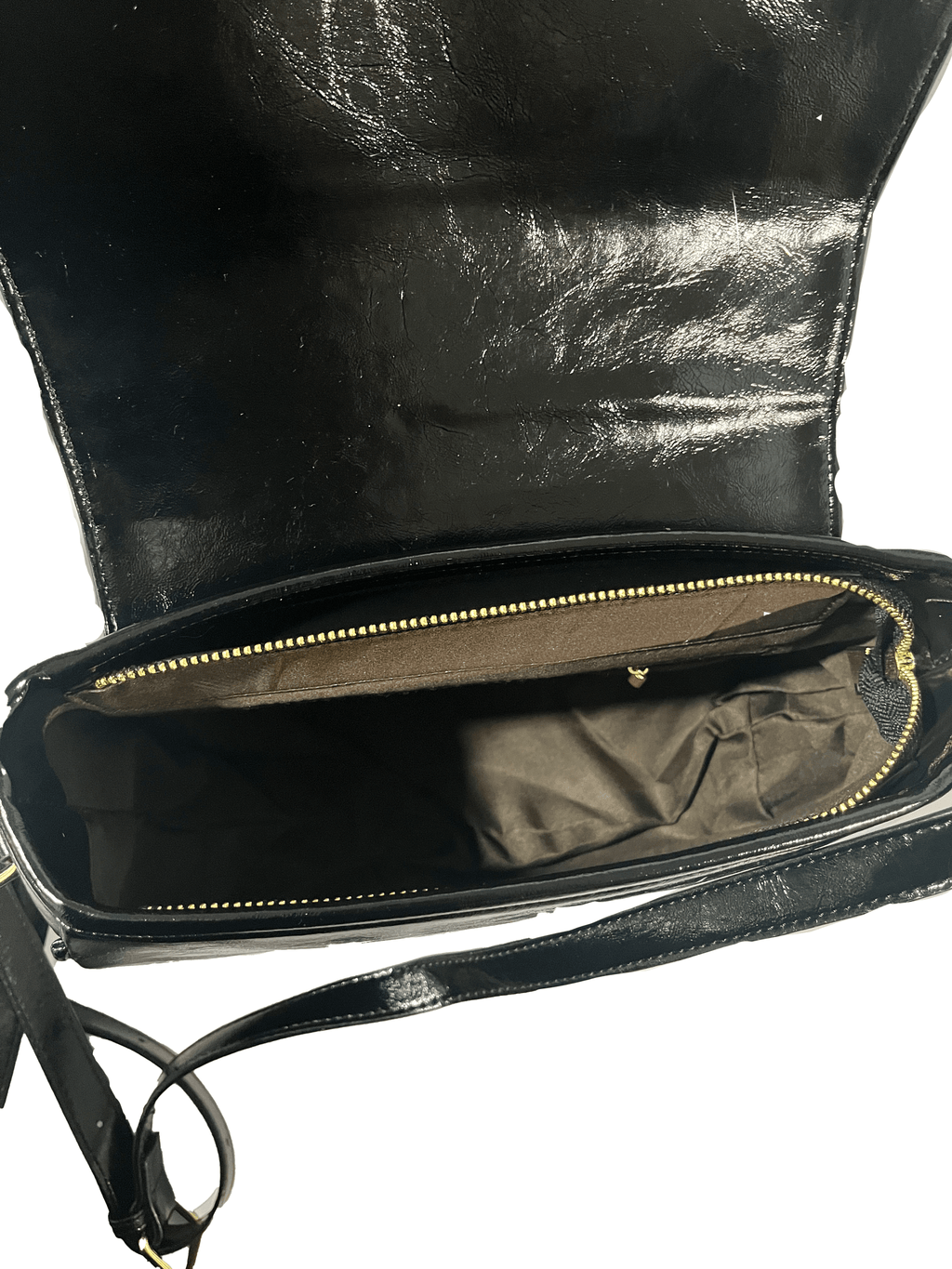 Black Cat Satchel - Women's PU Leather Shoulder Bag