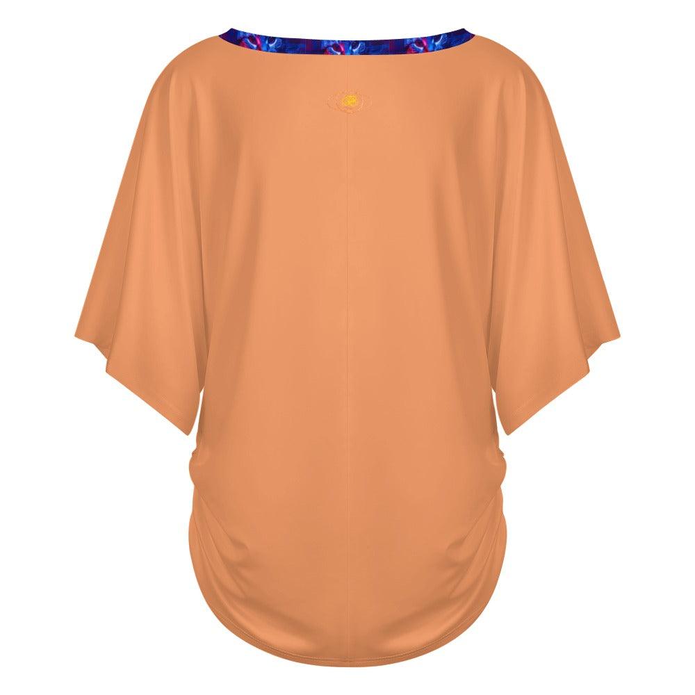 T-Shirt Col V Motif Chat