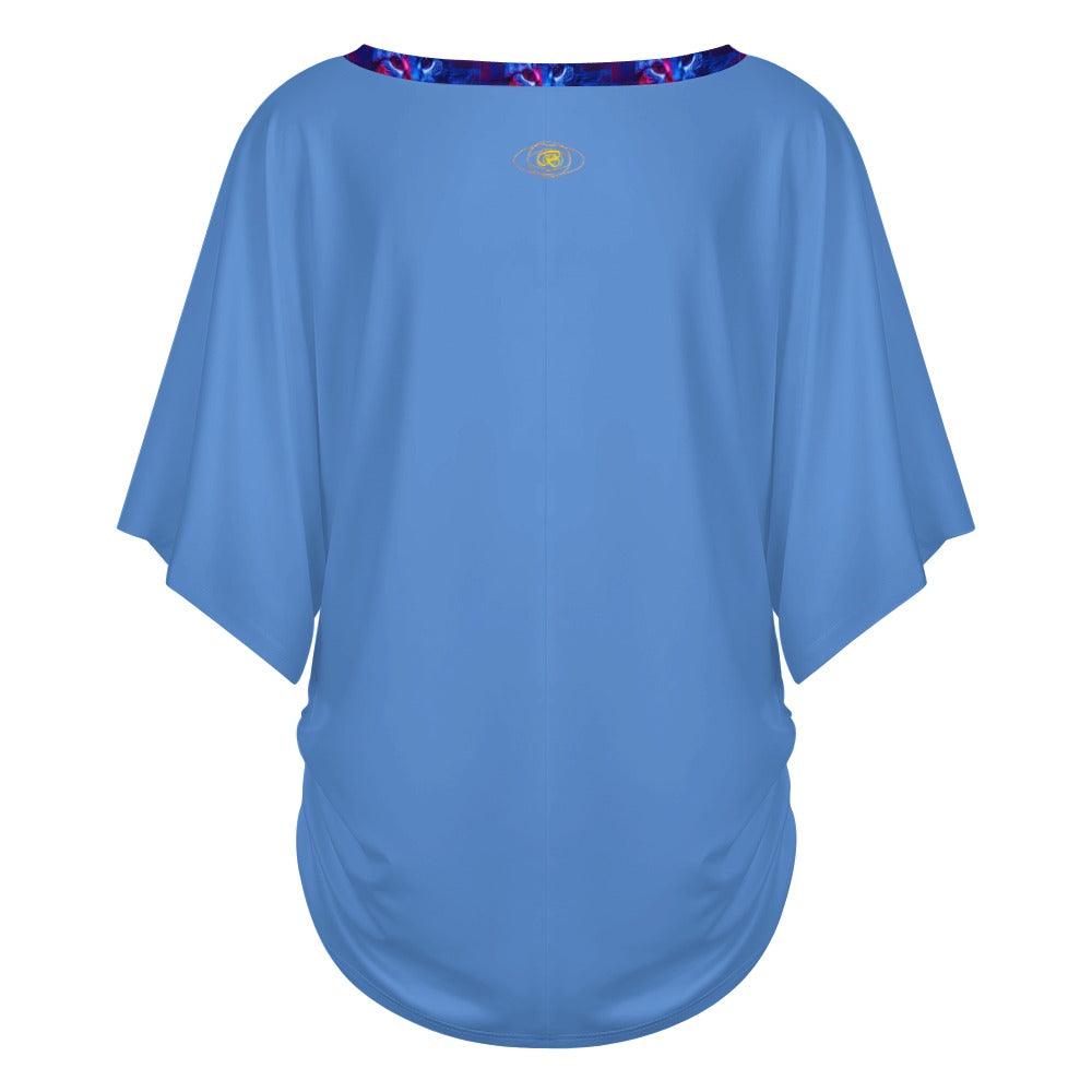 T-Shirt Col V Motif Chat
