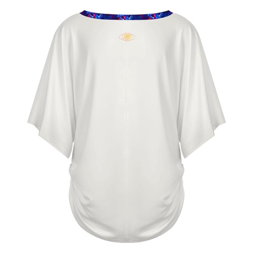 T-Shirt Col V Motif Chat